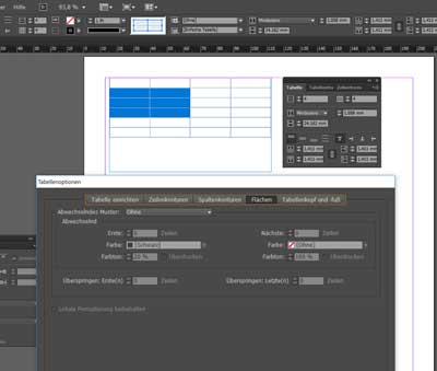 Tabellen mit Adobe Indesign importieren und gestalten